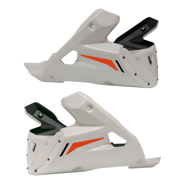 Pyramid Plastics Pyramid belly pan | silky white | yamaha xsr 900 2022>current